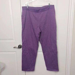 Plus size purple joggers 2x